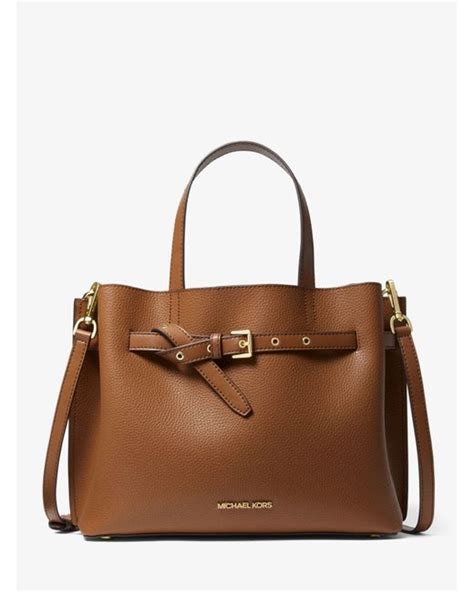 Michael Kors Brown Henkeltasche Emilia Large Aus 